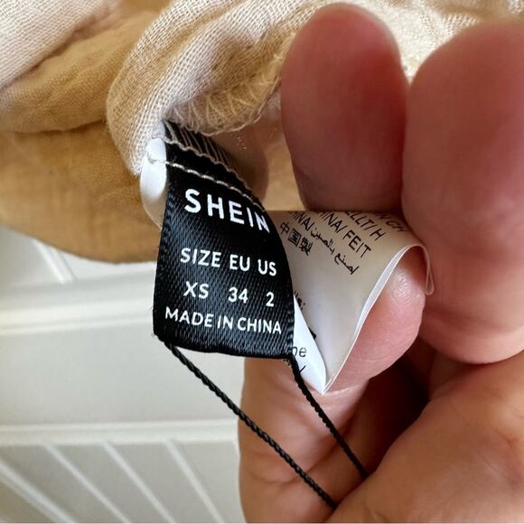Shein women’s tank top xs NWT‎ tan - Picture 4 of 7